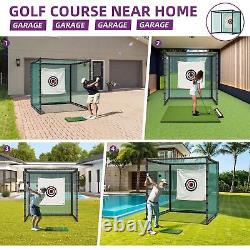 Outdoor Golf Driving Cage Training Aids Swing and Chipping Practice Hitting Cage