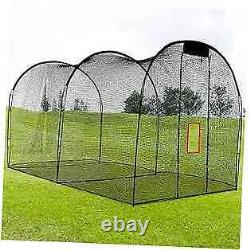 Outdoor Portable Softball Baseball Batting Cages Netting with 16 X 10 X 10 FT