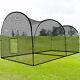 Outdoor Portable Softball Baseball Batting Cages Netting with 22 X 12 X 10 FT