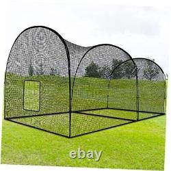 Outdoor Portable Softball Baseball Batting Cages Netting with 22 X 12 X 10 FT