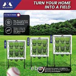 Pitching Pocket Net for Baseball and Softball, 9 Hole Pitchers Target Strike