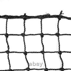 Polyethylene Twisted Knotted Baseball Batting Cage 12x12x55ft(HxWxL), NET ONLY