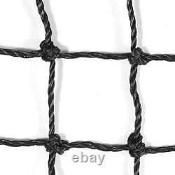 Polyethylene Twisted Knotted Baseball Batting Cage 12x12x55ft(HxWxL), NET ONLY