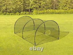 Pop Up 20FT x 13FT x 9FT Batting Cage- Baseball or Softball Batting