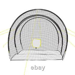 Pop Up 20FT x 13FT x 9FT Batting Cage- Baseball or Softball Batting