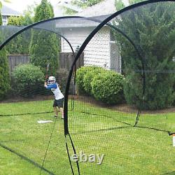 Pop Up 20FT x 13FT x 9FT Batting Cage- Baseball or Softball Batting