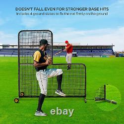 Portable L Screen Baseball for Batting Cage L Screens for Baseball L Screen with
