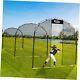 Portable Outdoor Softball Baseball Batting Hitting Cages with Frame and Net