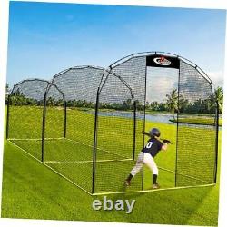 Portable Outdoor Softball Baseball Batting Hitting Cages with Frame and Net