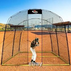 Portable Outdoor Softball Baseball Batting Hitting Cages with Frame and Net