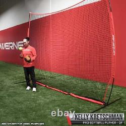 PowerNet 12x9 Sports Barrier Net for Player and Property Protection Team Color