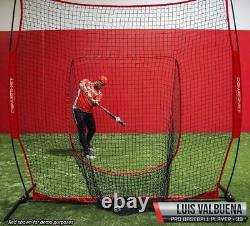 PowerNet 8x8 XLP PRO Baseball Softball Practice Hitting Batting Net Team Colors
