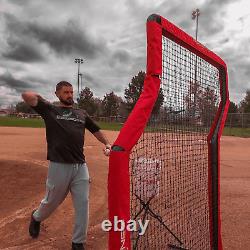PowerNet Pitching Protection Z-Screen for Right & Left Hand Training for Coaches