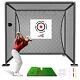 Premium Steel Metal Golf Cage 10ft x 8ft x 8ft Training Aids Chipping Practice