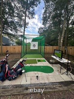 Premium Steel Metal Golf Driving Cage 10ft x 10ft x 10ft Training Aids Practice