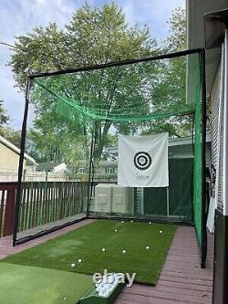 Premium Steel Metal Golf Driving Cage 10ft x 10ft x 10ft Training Aids Practice