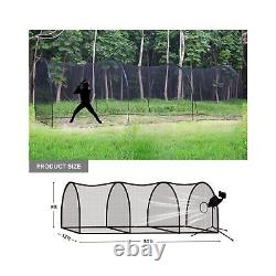 Pro 20FT 30FT Baseball Batting Cage Net and Frame, Baseball & Softball Hittin