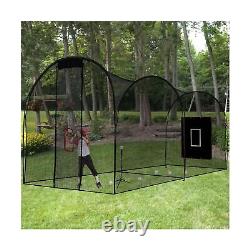 Sharellon Batting Cage, Baseball Batting Cage, Portable Batting Cage with Fra