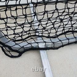 Sock Net 7' x 7' Professional Baseball Safety Sock Net Heavy 60ply Net with Frame