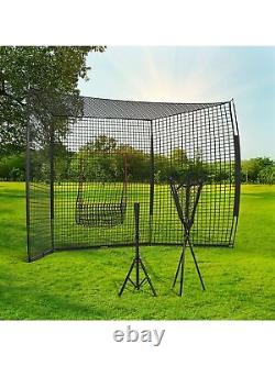 Soozier Softball and Baseball Net Set with Tee, Caddy & Portable Carry Bag