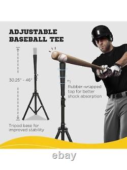 Soozier Softball and Baseball Net Set with Tee, Caddy & Portable Carry Bag