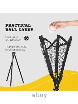 Soozier Softball and Baseball Net Set with Tee, Caddy & Portable Carry Bag