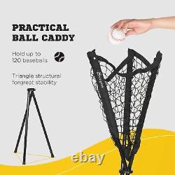 Soozier Softball and Baseball Net Set with Tee, Caddy & Portable Carry Bag