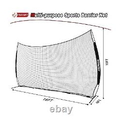 Sports Barrier Net, Sports Net, Barricade Backstop Net, Perfect for Baseball, Sof